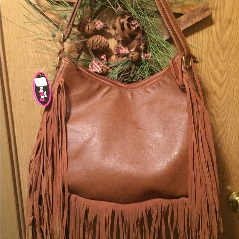 Leather hand bag new with tags